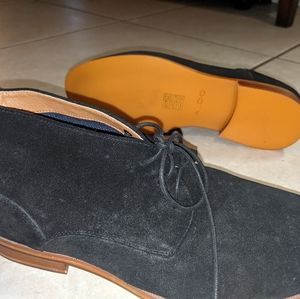 Aldo black suede mens boot size 9